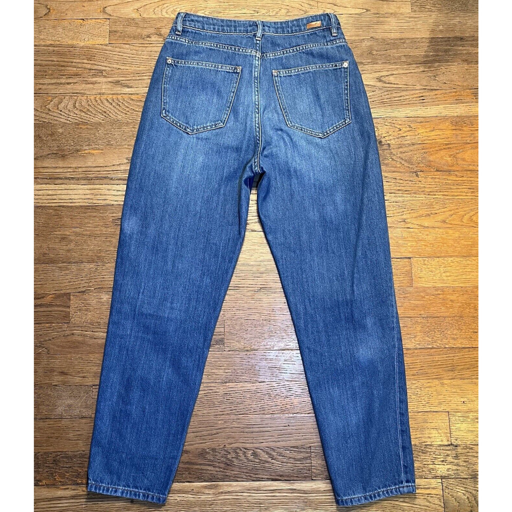 Massimo Dutti Women's High Rise Straight Leg Jeans Size 4 90s Style Made USA - Picture 14 of 14